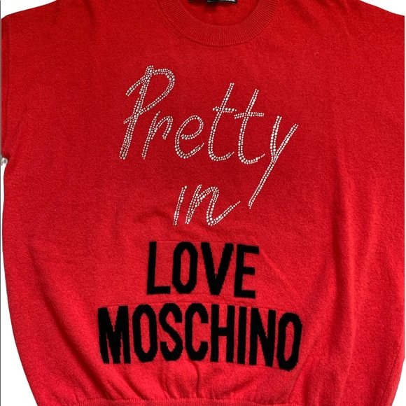 Love Moschino “Pretty in Love Moschino” sweater size M - Picture 4 of 10